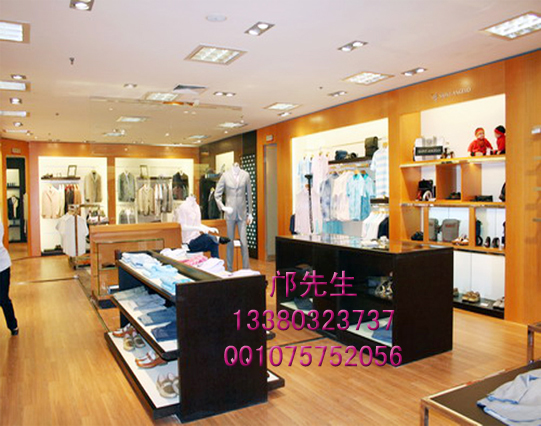 报喜鸟男装展柜