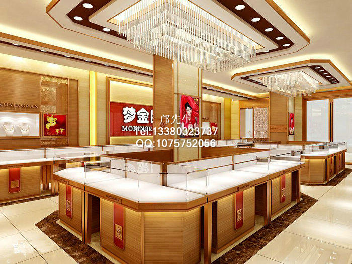 梦金园珠宝展柜