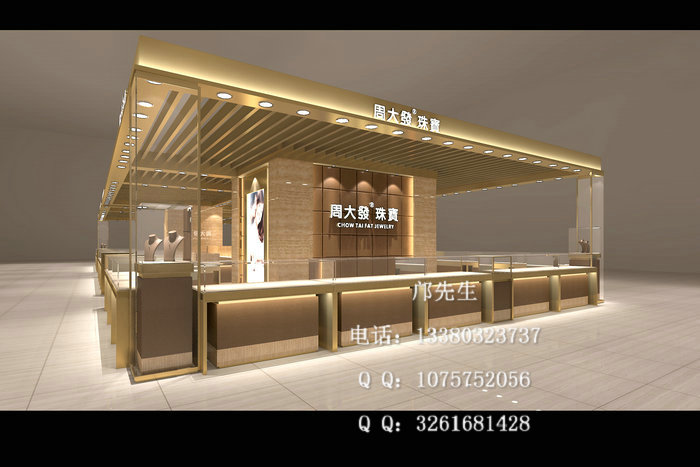 长春周大发珠宝展示柜