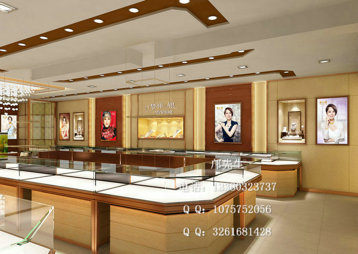 惠州梦金园珠宝展柜