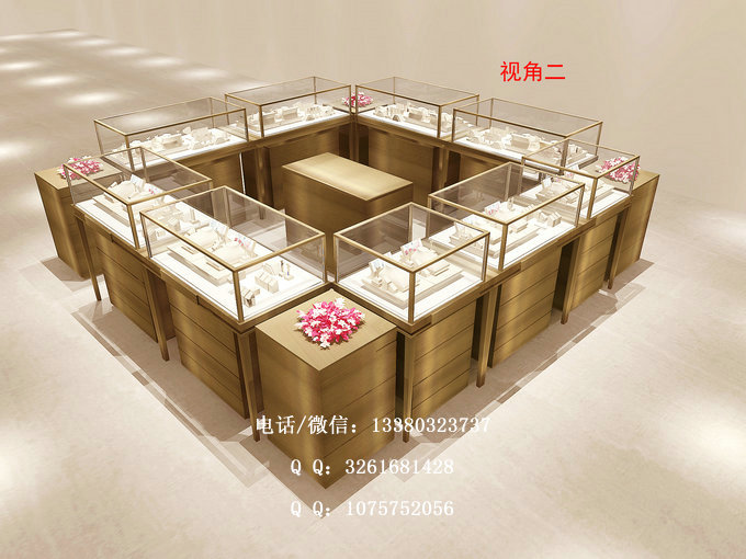 不锈钢珠宝展柜水镀与真空镀的区别