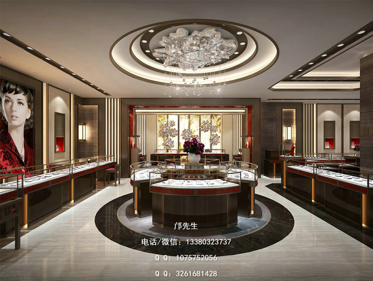 珠宝首饰店装饰对于灯光照明的运用技巧