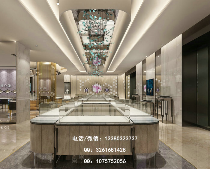 爱心珠宝展柜
