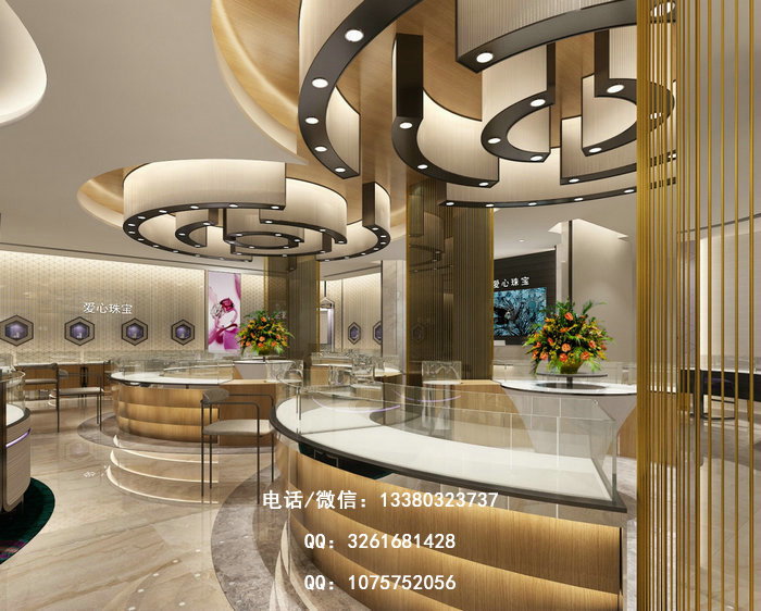 爱心珠宝展示柜
