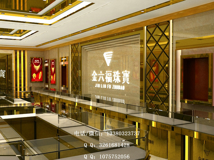 珠宝展示柜的发展也注重广告效应