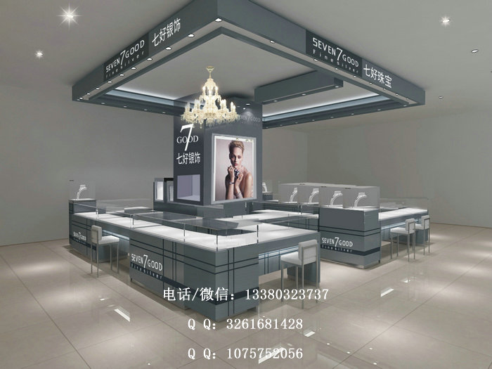 七好银饰展柜