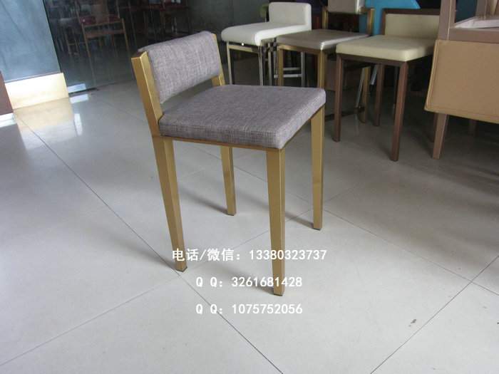 不锈钢珠宝店凳子