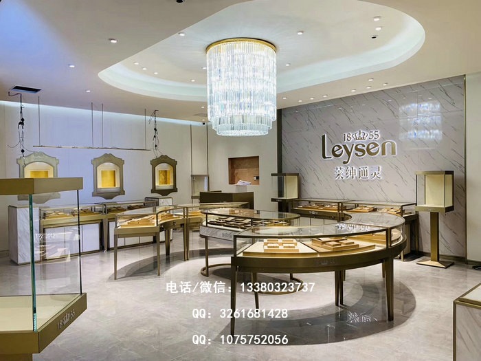 珠宝展示柜墙面隔板的利用越来越流行