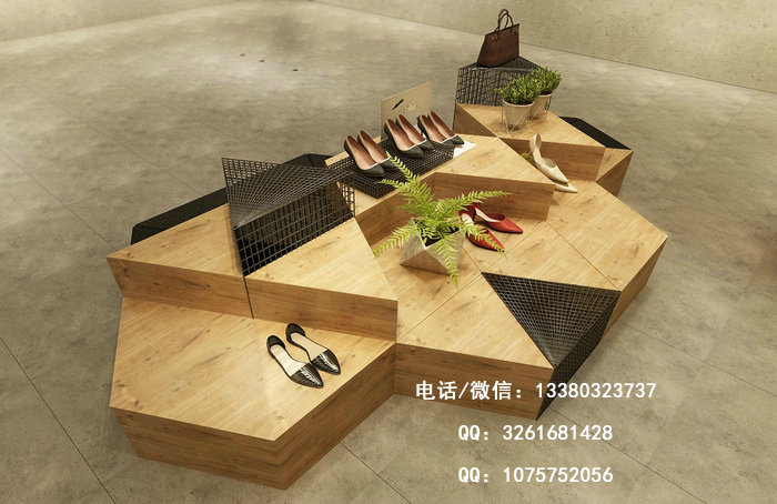 鞋店展台
