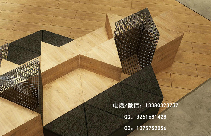 鞋店展台