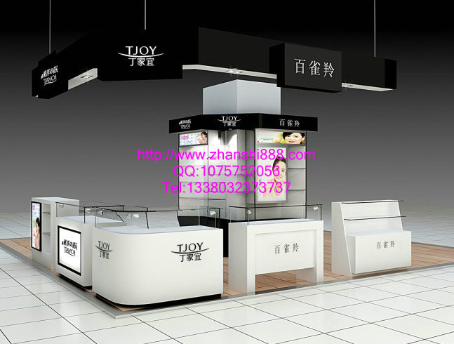 化妆品展柜合理陈列能达到意想不到的效果