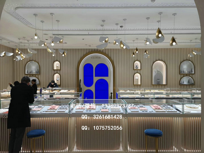 珠宝展示柜设计提倡“小展柜，大展示”理念