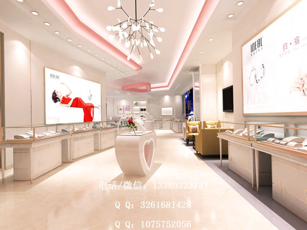 玻璃独有的特性可增强珠宝店面设计空间感