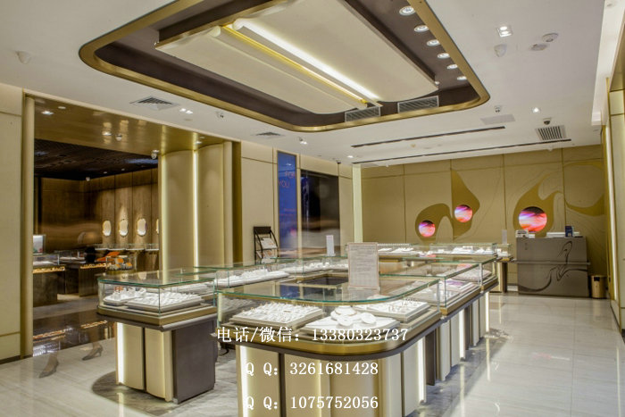 珠宝展柜灯光运用的特性