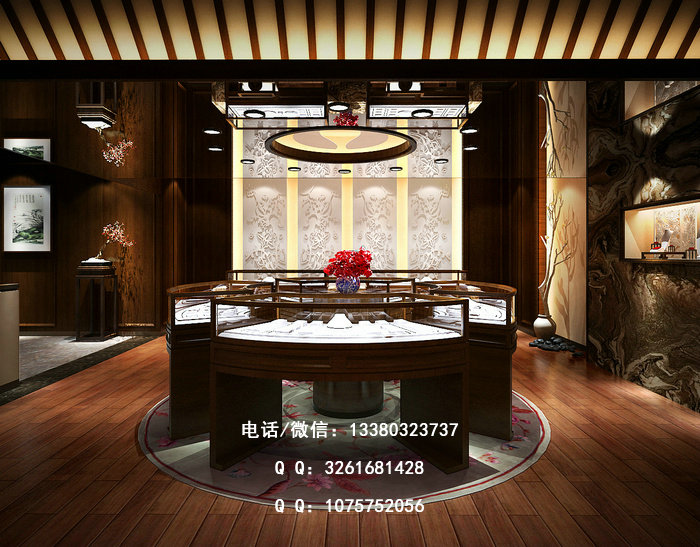 翡翠展示柜风格特点