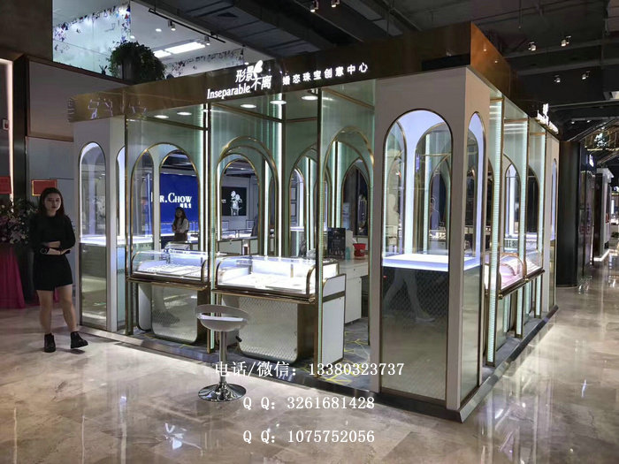 珠宝展柜设计对时尚与潮流元素的应用