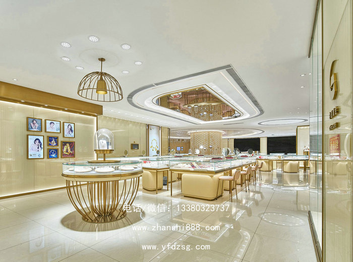 中国黄金展柜
