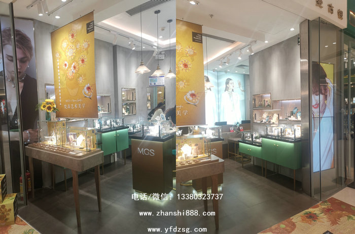 曼古银橱窗展柜