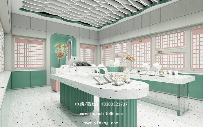 首饰店中岛展台