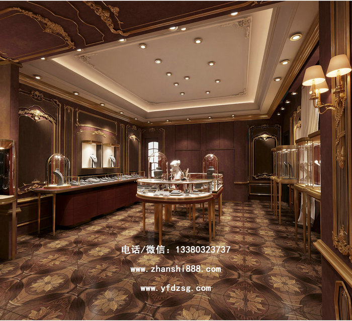 珠宝展示柜色彩是连接品牌与消费者的桥梁